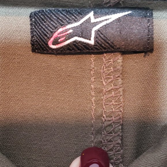 Alpinestars Olive Green Military Shirt Jacket - Picture 8 of 13